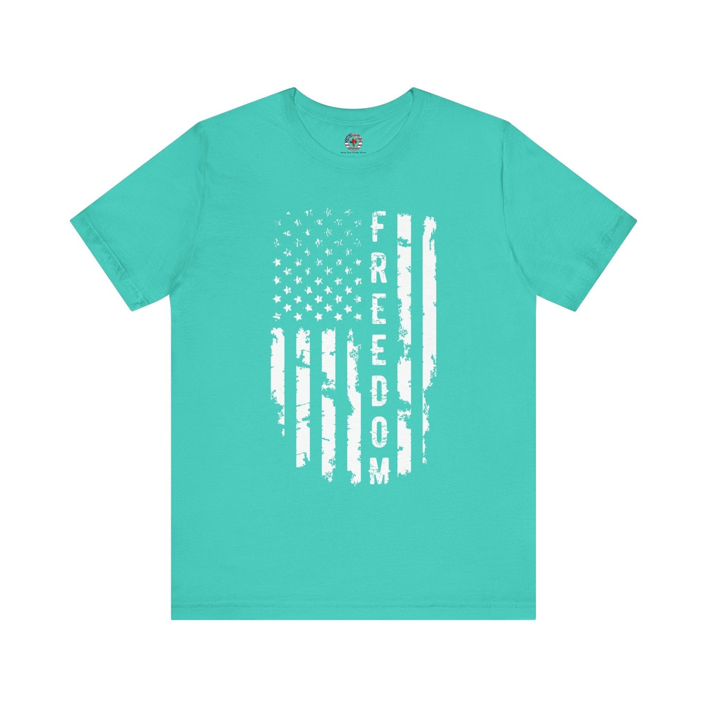 Freedom American Flag T-Shirt The Devil's Pickle