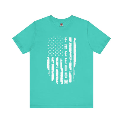 Freedom American Flag T-Shirt The Devil's Pickle