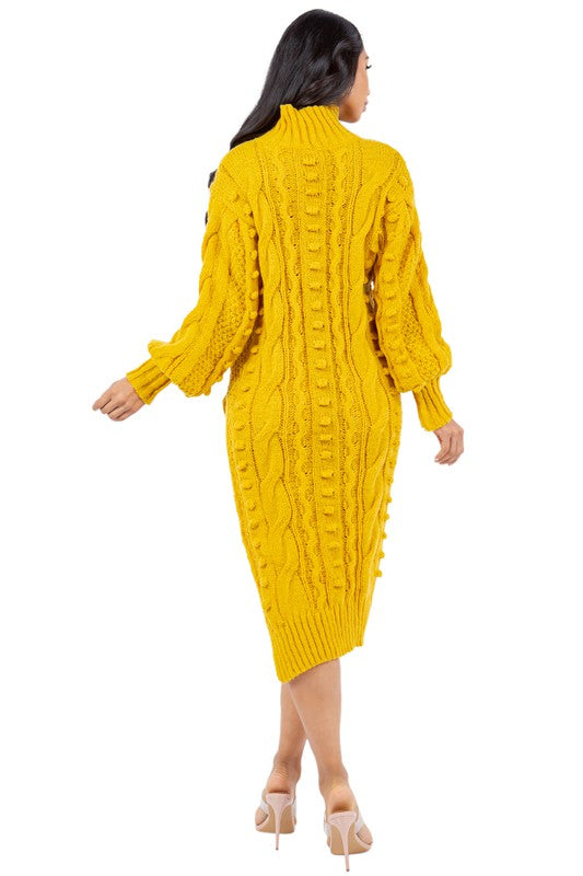 WOMEN FASHION SWEATER DRESS BY CLAUDE