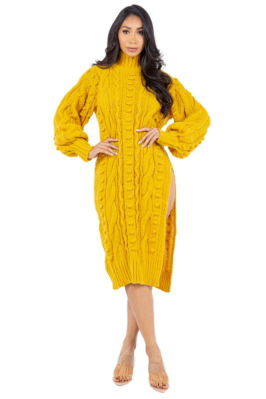 WOMEN FASHION SWEATER DRESS BY CLAUDE
