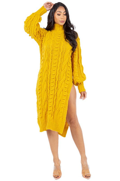 WOMEN FASHION SWEATER DRESS BY CLAUDE