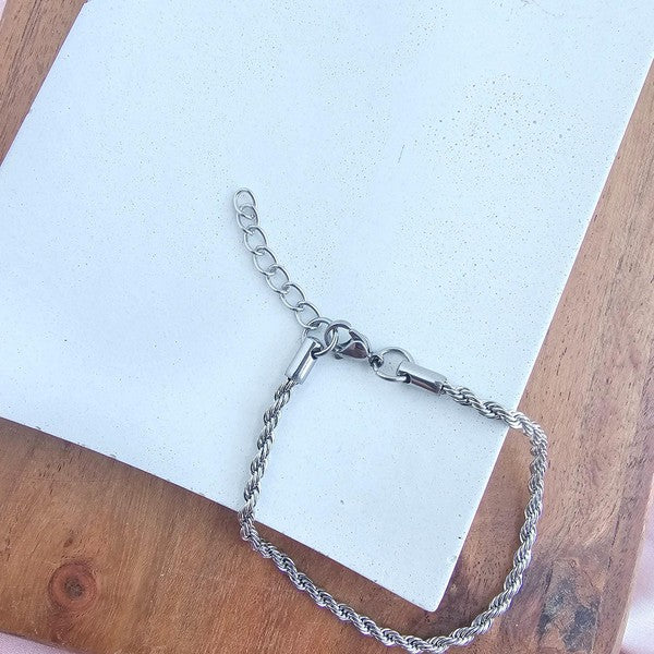 Luxe Silver Rope Bracelet Shop Style & More | Fresh Looks, Everyday Deals & Free Shipping