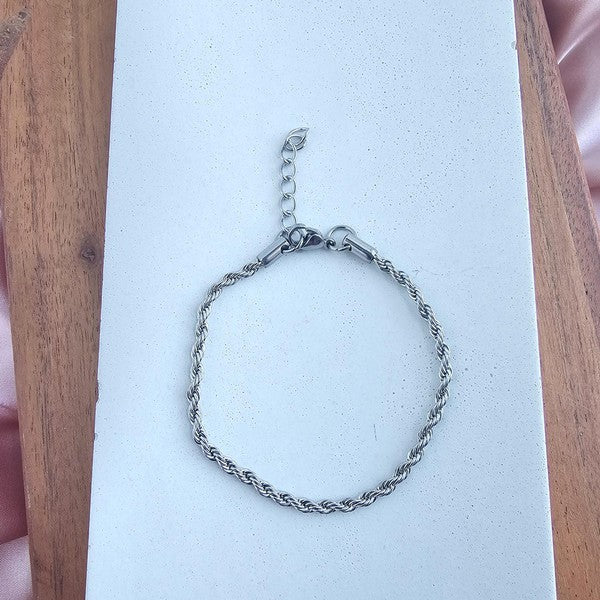 Luxe Silver Rope Bracelet Shop Style & More | Fresh Looks, Everyday Deals & Free Shipping