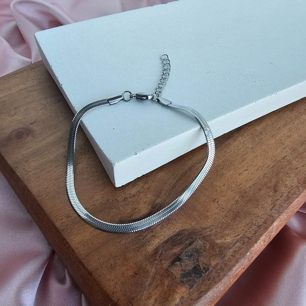 Luxe Silver Herringbone Bracelet Shop Style & More | Fresh Looks, Everyday Deals & Free Shipping
