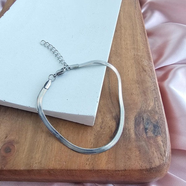 Luxe Silver Herringbone Bracelet Shop Style & More | Fresh Looks, Everyday Deals & Free Shipping