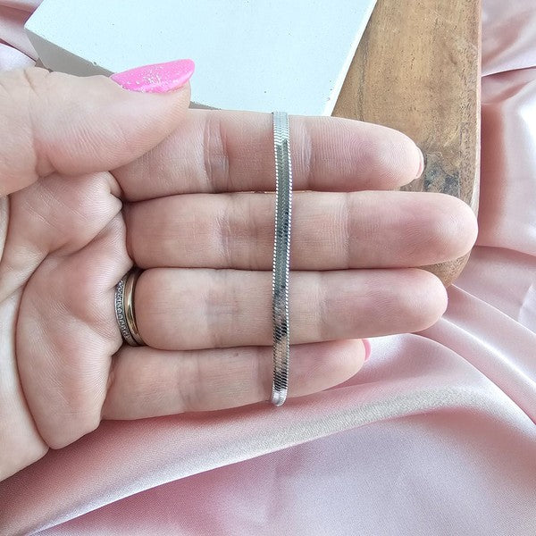 Luxe Silver Herringbone Bracelet Shop Style & More | Fresh Looks, Everyday Deals & Free Shipping