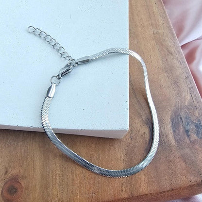 Luxe Silver Herringbone Bracelet Shop Style & More | Fresh Looks, Everyday Deals & Free Shipping
