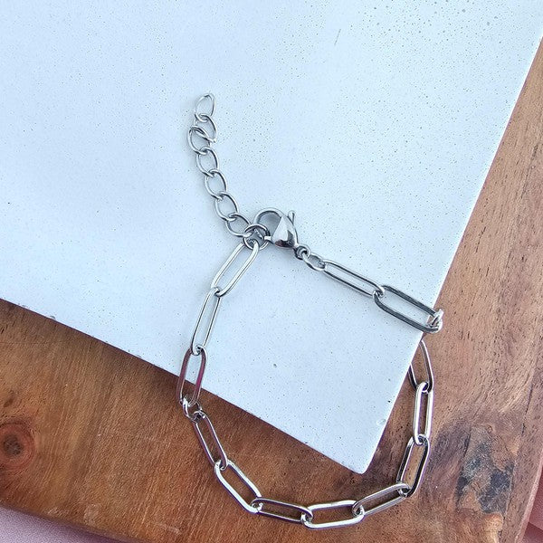 Luxe Silver Paper Clip Bracelet Shop Style & More | Fresh Looks, Everyday Deals & Free Shipping