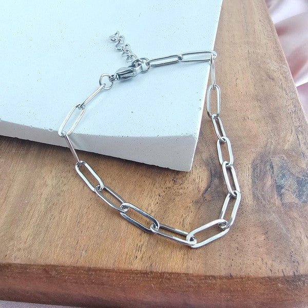Luxe Silver Paper Clip Bracelet Shop Style & More | Fresh Looks, Everyday Deals & Free Shipping