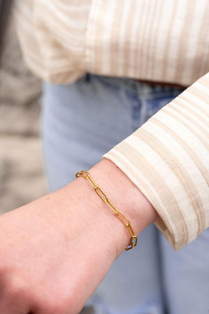 Luxe Silver Paper Clip Bracelet Shop Style & More | Fresh Looks, Everyday Deals & Free Shipping
