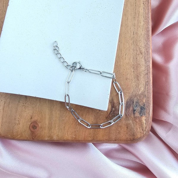 Luxe Silver Paper Clip Bracelet Shop Style & More | Fresh Looks, Everyday Deals & Free Shipping
