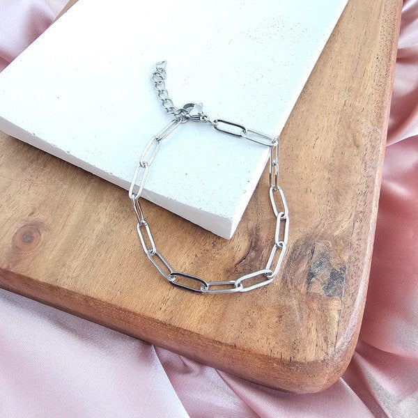 Luxe Silver Paper Clip Bracelet Shop Style & More | Fresh Looks, Everyday Deals & Free Shipping