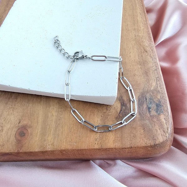 Luxe Silver Paper Clip Bracelet Shop Style & More | Fresh Looks, Everyday Deals & Free Shipping