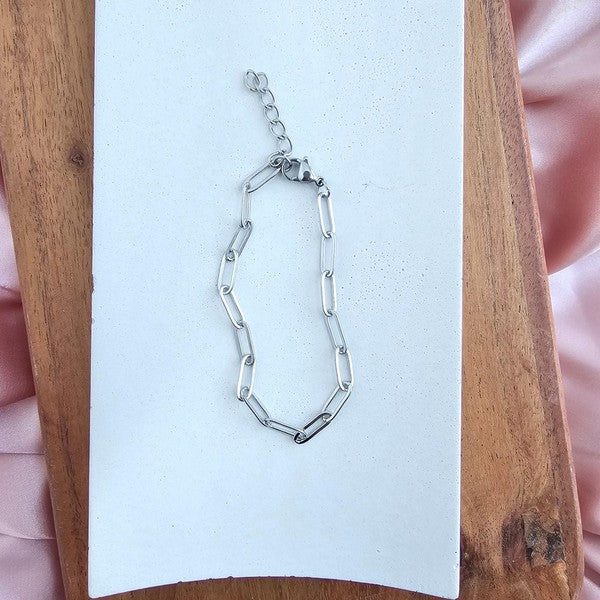 Luxe Silver Paper Clip Bracelet Shop Style & More | Fresh Looks, Everyday Deals & Free Shipping