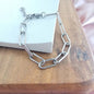 Luxe Silver Chunky Paper Clip Bracelet Shop Style & More | Fresh Looks, Everyday Deals & Free Shipping