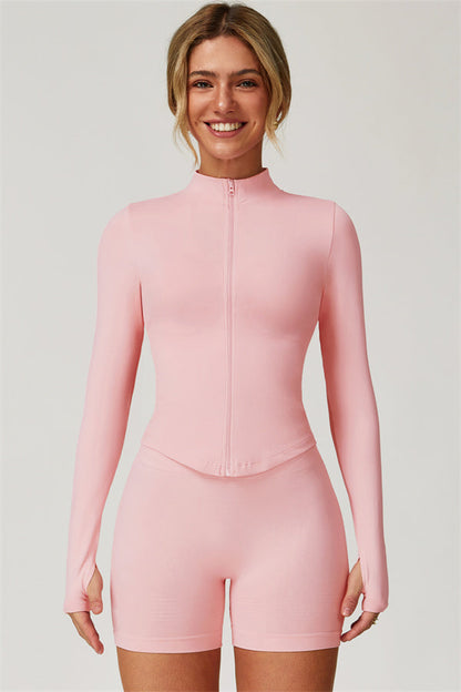 The Delight Jacket Shorts 2-Piece Set Fitglutes Activewear Gymwear Sportswear & Workout Clothes