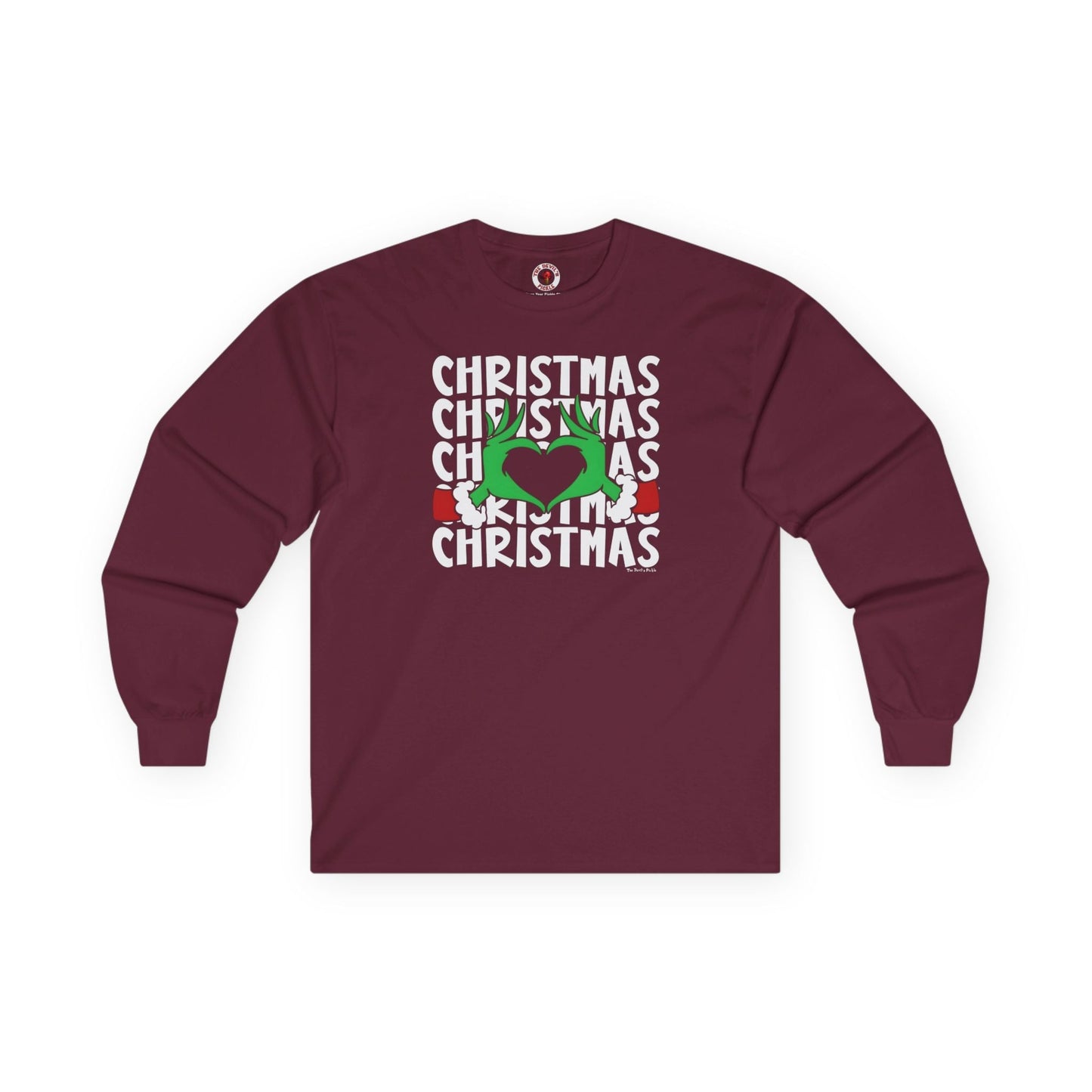 Christmas Heart Long Sleeve Tee The Devil's Pickle