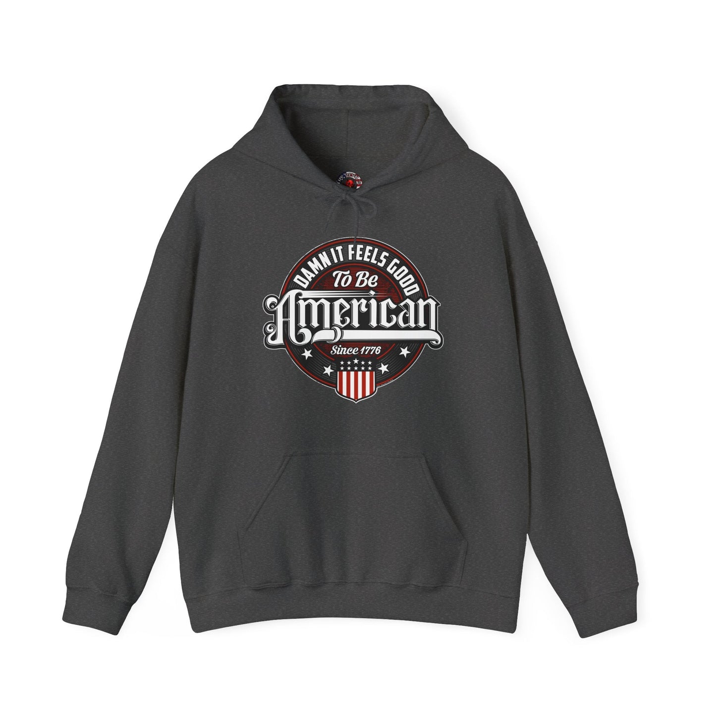 Damn it Feels Good To Be American Hooded Sweatshirt The Devil's Pickle