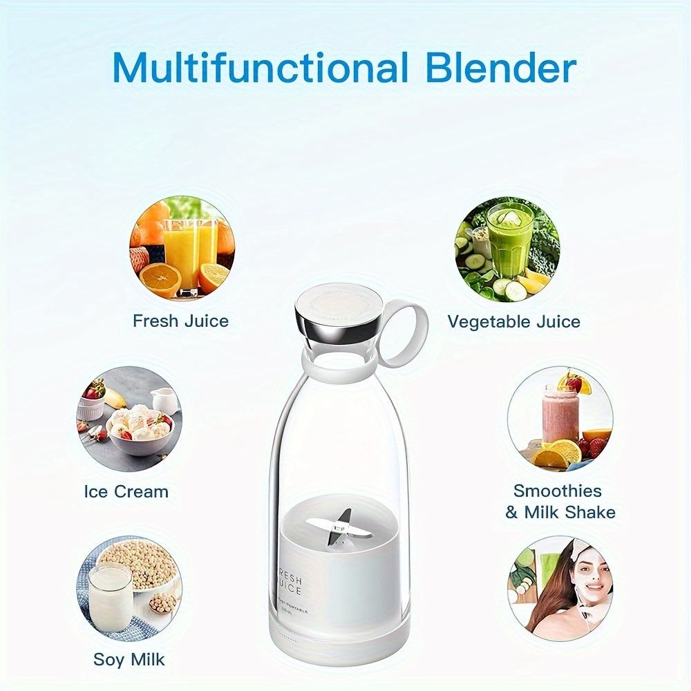 [Portable Fruit Blender] Wireless Mini Fruit Blender Juicer - 350ML Portable Electric, Perfect for On-the-Go! NovaCart