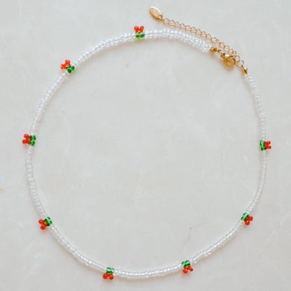 Cherry Dotty Beaded Necklace Shop Style & More | Fresh Looks, Everyday Deals & Free Shipping