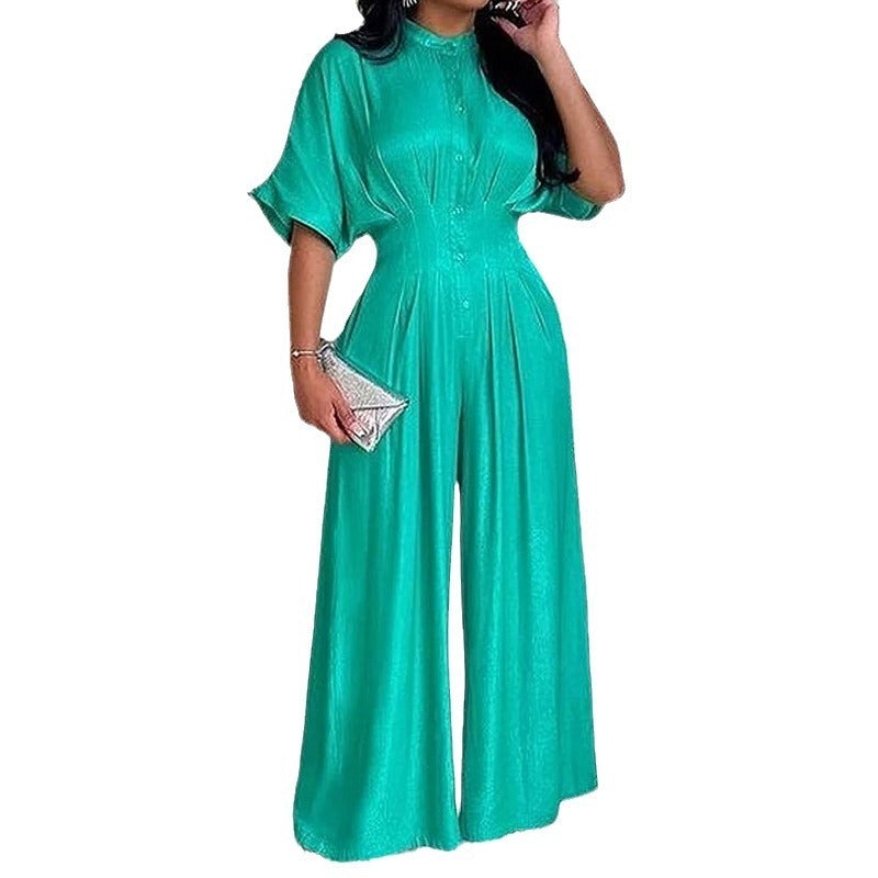 Cross-border Foreign Trade Independent Station Ladies Jumpsuit Grayceful LLC