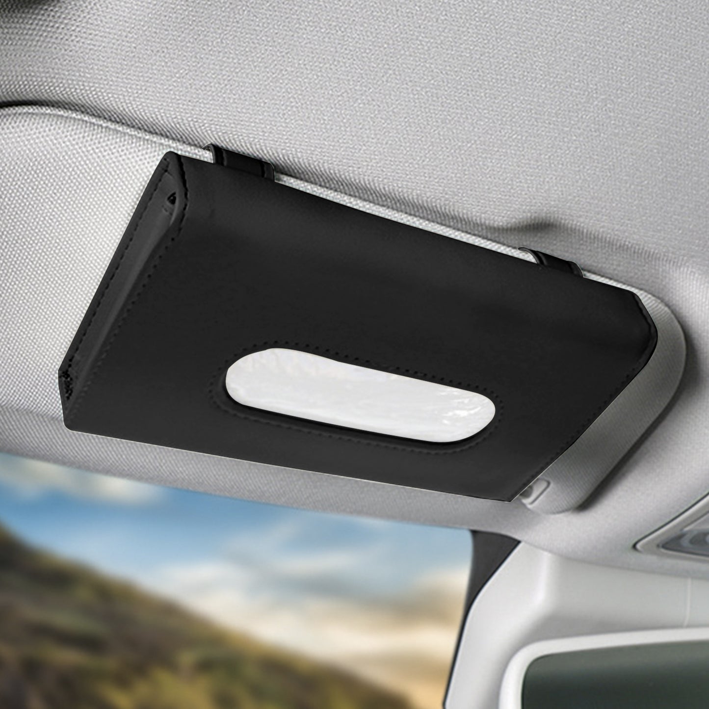 Automobile Sunshade Paper Towel Box Car - Mounted Fashion Pull-out Carton NovaCart