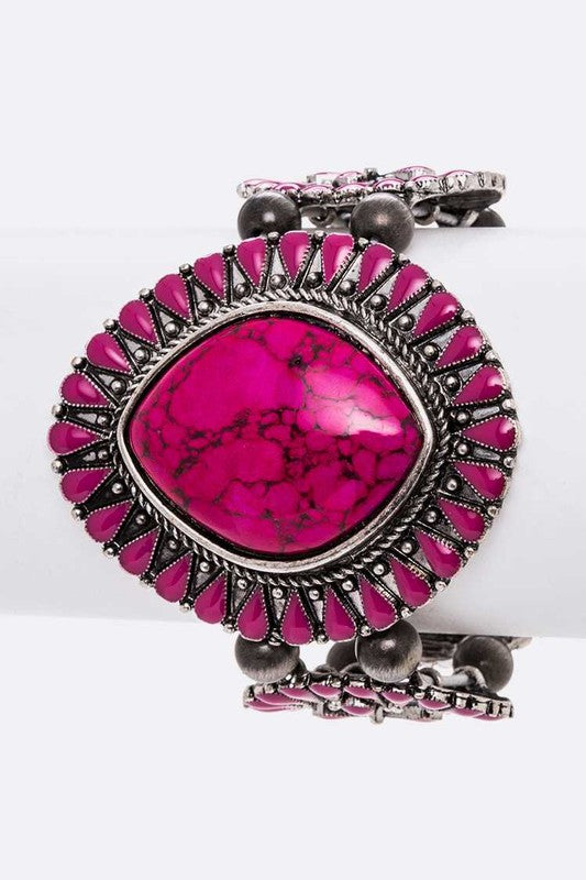 Genuine Stone Western Iconic Bracelet Shop Style & More | Fresh Looks, Everyday Deals & Free Shipping