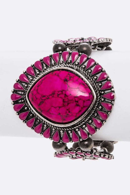 Genuine Stone Western Iconic Bracelet Shop Style & More | Fresh Looks, Everyday Deals & Free Shipping