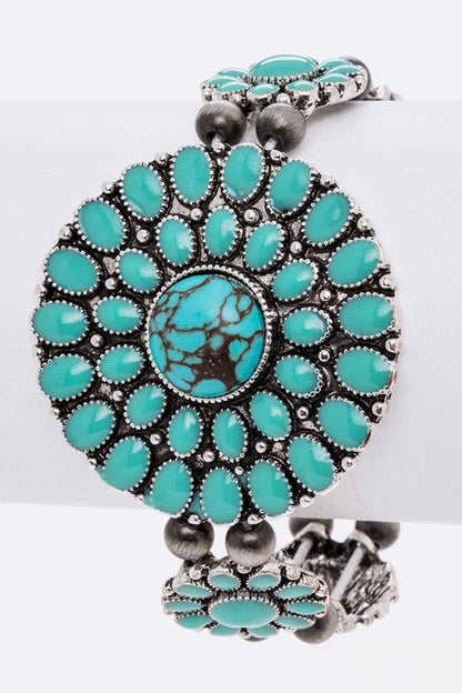Flower Enamel Western Stretch Bracelet Shop Style & More | Fresh Looks, Everyday Deals & Free Shipping
