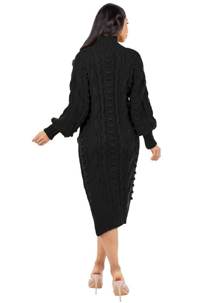 WOMEN FASHION SWEATER DRESS BY CLAUDE