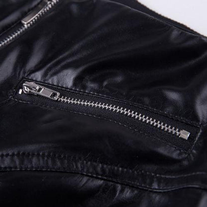"RockRider High-Waist Leather Pants – Sexy Shiny Black Simulated Leather, Edgy Rock & Roll Style" Country in My Heart