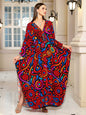 Fashion Personalized Cotton Printed Beach Dress Women Grayceful LLC