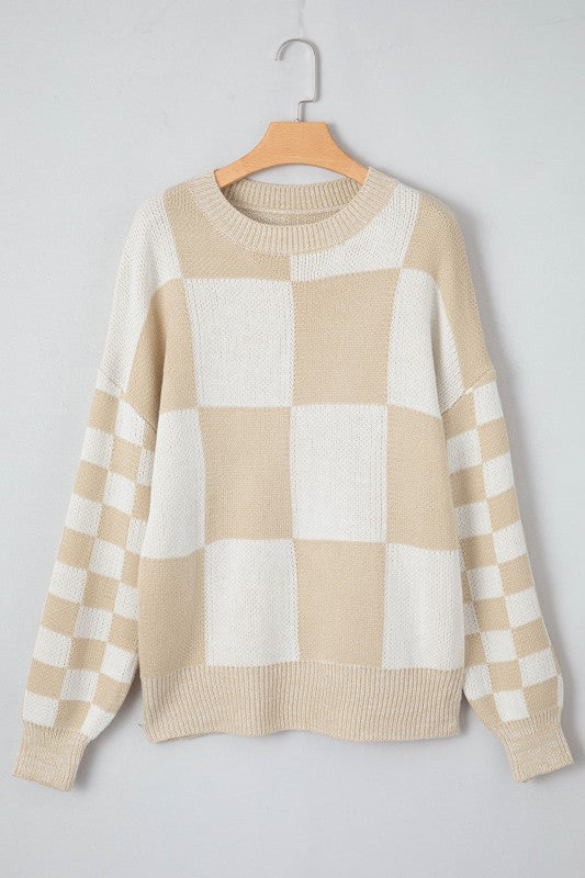 Abigail Print Drop Shoulder Sweater Shop Style & More | Fresh Looks, Everyday Deals & Free Shipping