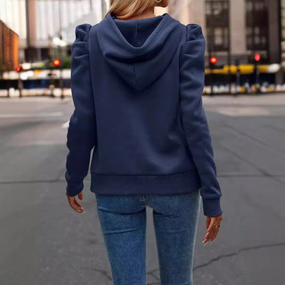 Solid Color Long-sleeved Casual Women's Top Sweater Grayceful LLC