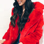 Winter Warm Plush Loose Coat, Casual Long Sleeve Fashion Teddy Outerwear, Women's Clothing NovaCart