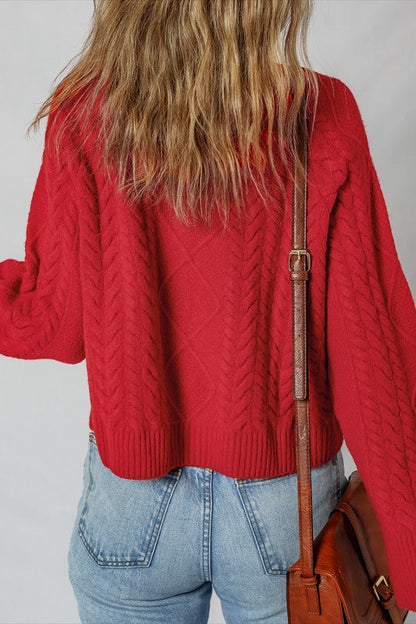 Cable Knit Long Sleeve Sweater Shop Style & More | Fresh Looks, Everyday Deals & Free Shipping