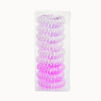 9 Pcs Spiral Hair Ties No Crease, Coil Hair Ties, Phone Cord Hair Ties, Women Ponytail Holder Elastics NovaCart