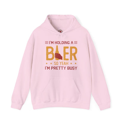 I'm Holding A Beer Hooded Sweatshirt The Devil's Pickle
