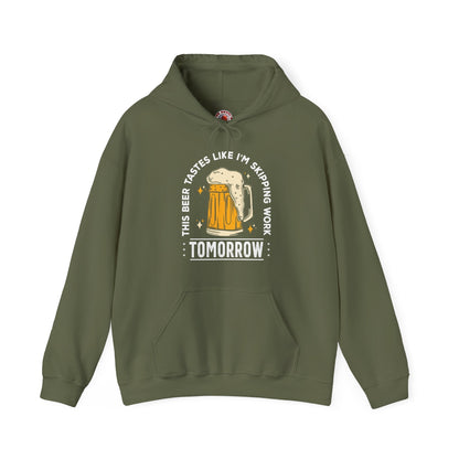 Skipping Work Tomorrow Hooded Sweatshirt The Devil's Pickle