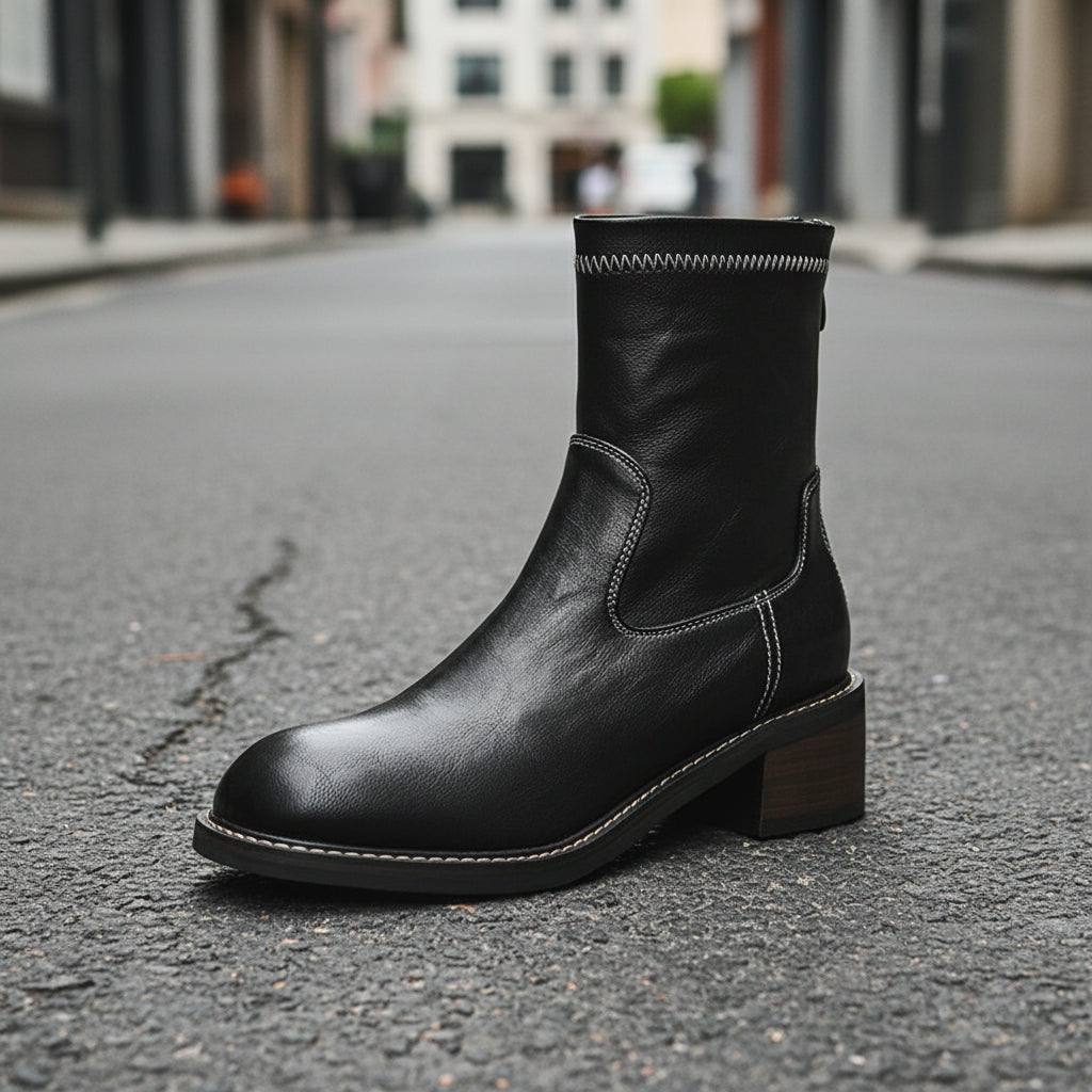 Women’s Mid-Heel Martin Boots FitiqueFit