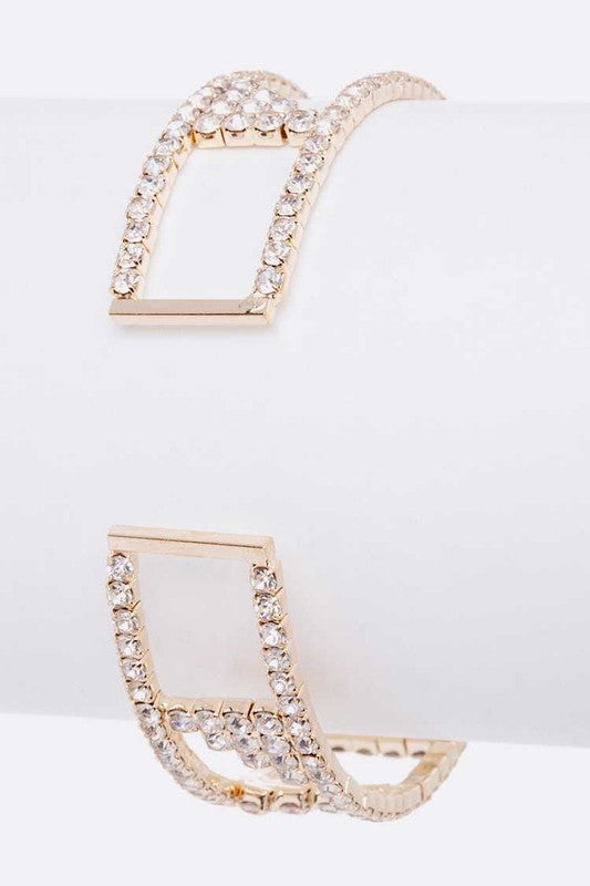 Rhinestone Cuff Bridal Bracelet Shop Style & More | Fresh Looks, Everyday Deals & Free Shipping