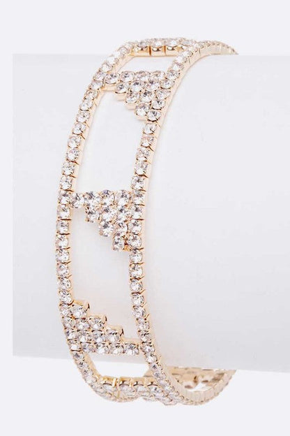 Rhinestone Cuff Bridal Bracelet Shop Style & More | Fresh Looks, Everyday Deals & Free Shipping