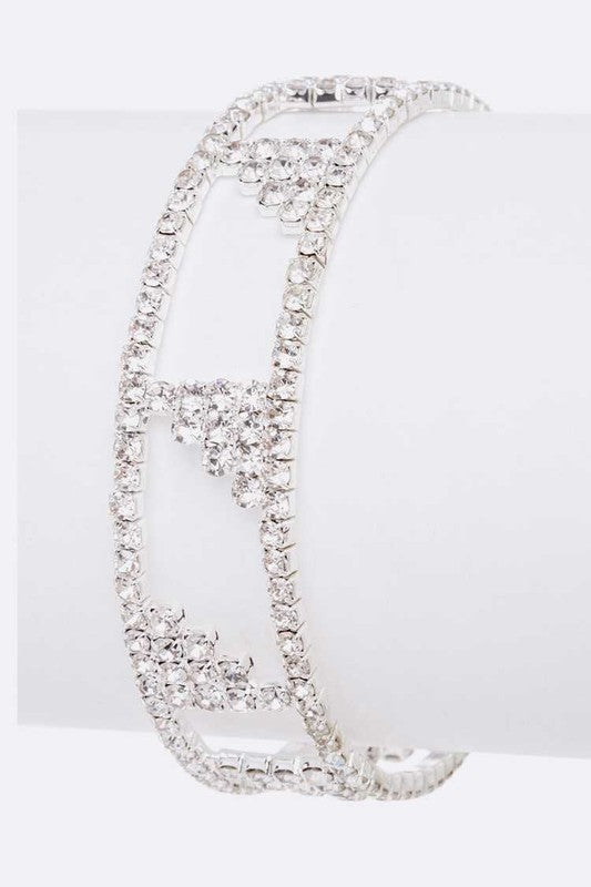 Rhinestone Cuff Bridal Bracelet Shop Style & More | Fresh Looks, Everyday Deals & Free Shipping