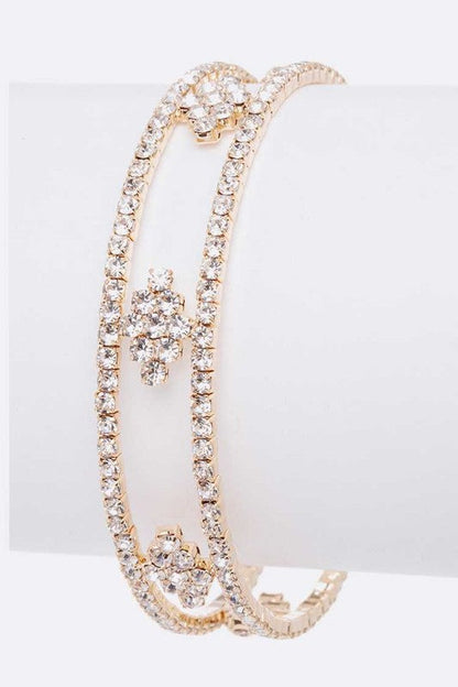 Rhinestone Designed Open Cuff Shop Style & More | Fresh Looks, Everyday Deals & Free Shipping