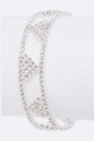 Geo Designed Rhinestone Open Cuff Shop Style & More | Fresh Looks, Everyday Deals & Free Shipping