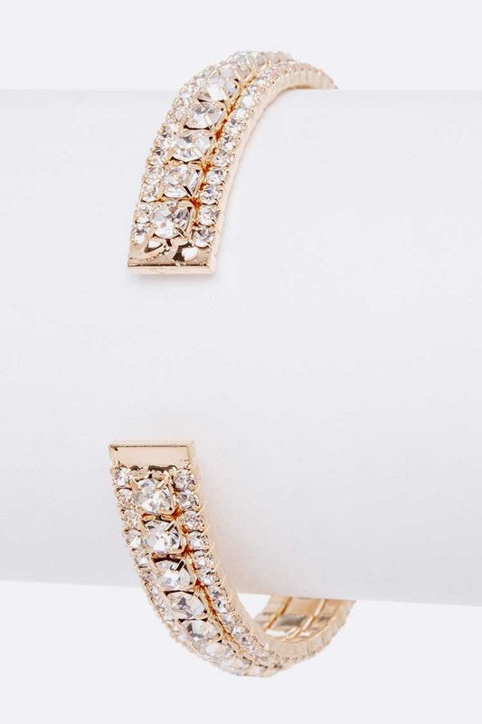 Rhinestone Bridal Cuff Bracelet Shop Style & More | Fresh Looks, Everyday Deals & Free Shipping