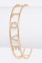 LOVE Cubic Zirconia Open Cuff Shop Style & More | Fresh Looks, Everyday Deals & Free Shipping