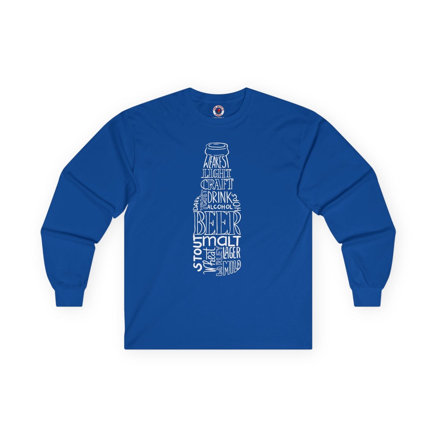 Beer Bottle of Words Long Sleeve Tee The Devil's Pickle