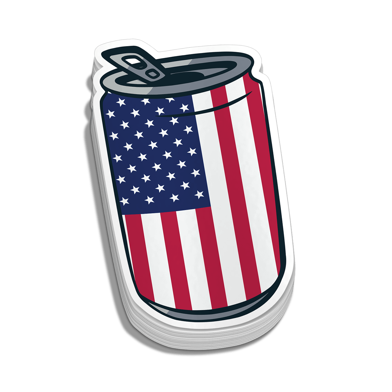 USA Can Hard Hat Decal Armed American Supply