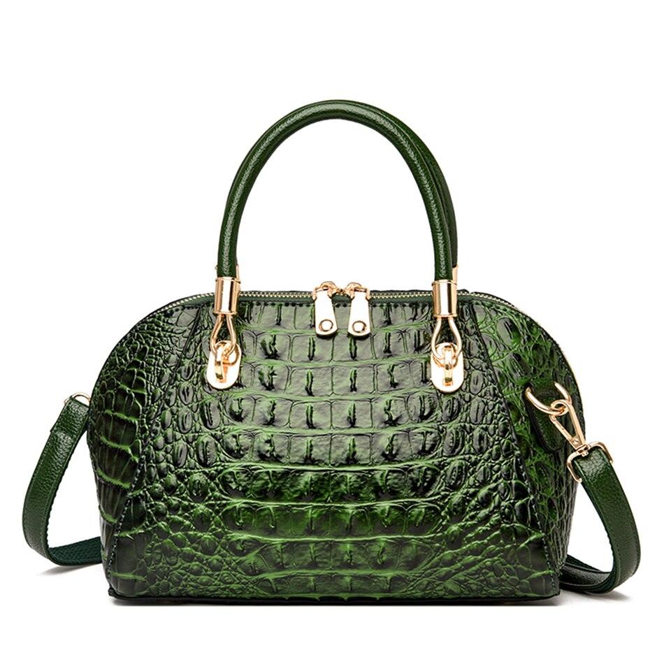 Crocodile Pattern Messenger Shoulder Bag – Stylish Cowgirl Bag for Any Occasion Country in My Heart